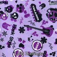 Placa de EVA Rock 060 - lilás hortênsia