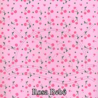 Placa de EVA Tutti-Frutti Cerejas 40 - rosa bebê