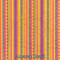 Placa de EVA Tribal 021 - amarelo brasil