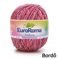 Barbante EuroRoma Milano 400g 1050 - bordô