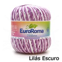 Barbante EuroRoma Milano 400g 0601 - lilás escuro