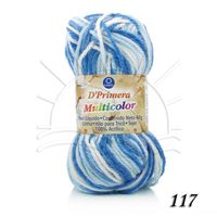 Lã Cisne D Primera Multicolor agora é Cisne Tudo Multicolor 40g 117