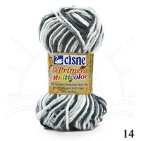 Lã Cisne D Primera Multicolor agora é Cisne Tudo Multicolor 40g 14