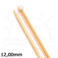 Agulha para Tricô Bambu Tulip - 35cm 12,0mm