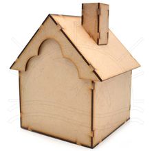 MDF - Porta Panetone Tipo Casinha 21x16x16
