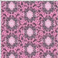 Tecido Estampado para Patchwork - Bandana Rosa Cor 12 (0,50X1,40)