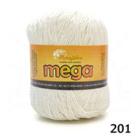 Barbante Mega 200g - Purafibra 201 - branco