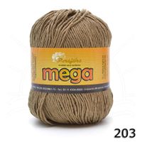 Barbante Mega 200g - Purafibra 203 - bege