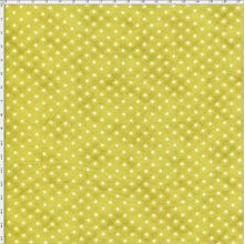 Tecido Estampado para Patchwork - Estrelinha Mostarda (0,50x1,40)