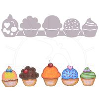 Régua para Barrados Cozinha Isamara Custódio Cupcake 2015