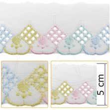 Bordado Inglês 5,0 cm 307106 - Multicolor