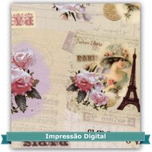 Tecido Estampado para Patchwork - 28897 Vintage Gelo Cor 01 (0,50X1,40)