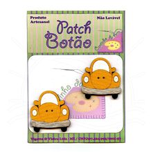 Botton Patch Fusca Amarelo (Frente) 2240 - 2 Unid