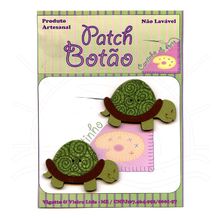 Botton Patch Tartaruga 2387 - 2 Unid