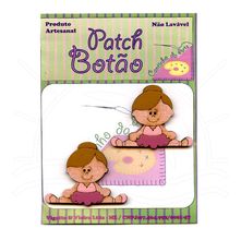 Botton Patch Bailarina Rosa 2490 - 2 Unid