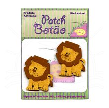 Botton Patch Leão Baby 2511 - 2 Unid