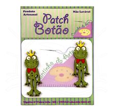 Botton Patch Sapo Rei 2523 - 2 Unid