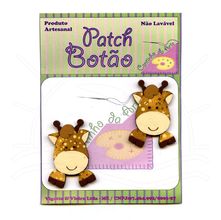 Botton Patch Carinha de Girafa 2546 - 2 Unid