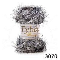 Fio Tyba 100g 3070 - preto/branco