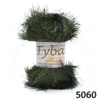 Fio Tyba 100g 5060 - preto/musgo