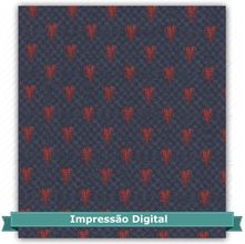 Tecido Estampado para Patchwork - Coleção Ann Country Corações Country Azul (0,50x1,40)