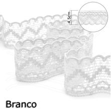 Renda Cuore Branca 4,5cm - 10m
