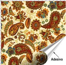 Tecido Adesivo para Patchwork - Indiano 007 (45x70)