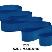 Fita de Cetim Nº 12 50mm com 10 Metros - Fitas Progresso 215 - azul marinho