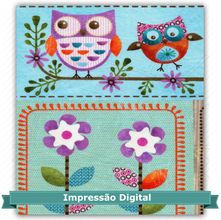 Tecido Estampado Para Patchwork - Bichos e Flores 332429 Cor 0180 (0,50X1,40)