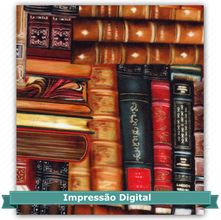 Tecido Estampado Para Patchwork - Biblioteca 332429 Cor 0160 (0,50X1,40)