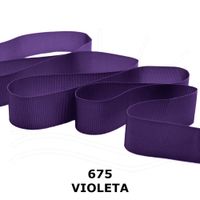 Fita Gorgurão nº 05 de 22mm com 10 metros - Progresso 675 - violeta