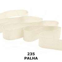 Fita Gorgurão nº 05 de 22mm com 10 metros - Progresso 235 - palha