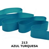 Fita Gorgurão nº 05 de 22mm com 10 metros - Progresso 213 - azul turquesa