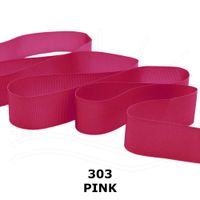 Fita Gorgurão nº 02 de 11mm com 10 metros - Progresso 303 - pink