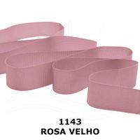 Fita Gorgurão nº 01 de 7mm com 10 metros - Progresso 1143 - rosa velho