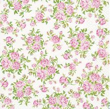Guardanapo para Decoupage Mini Rosas - 5 Unidades