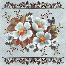 Guardanapo Toke e Crie by Mamiko Rosas Silvestres Brancas - 5 unid