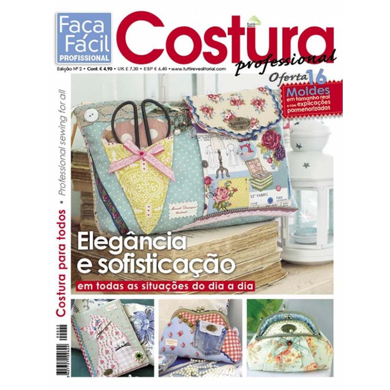 Revista Faça Fácil Costura Professional Nº02 Bazar Horizonte 2989