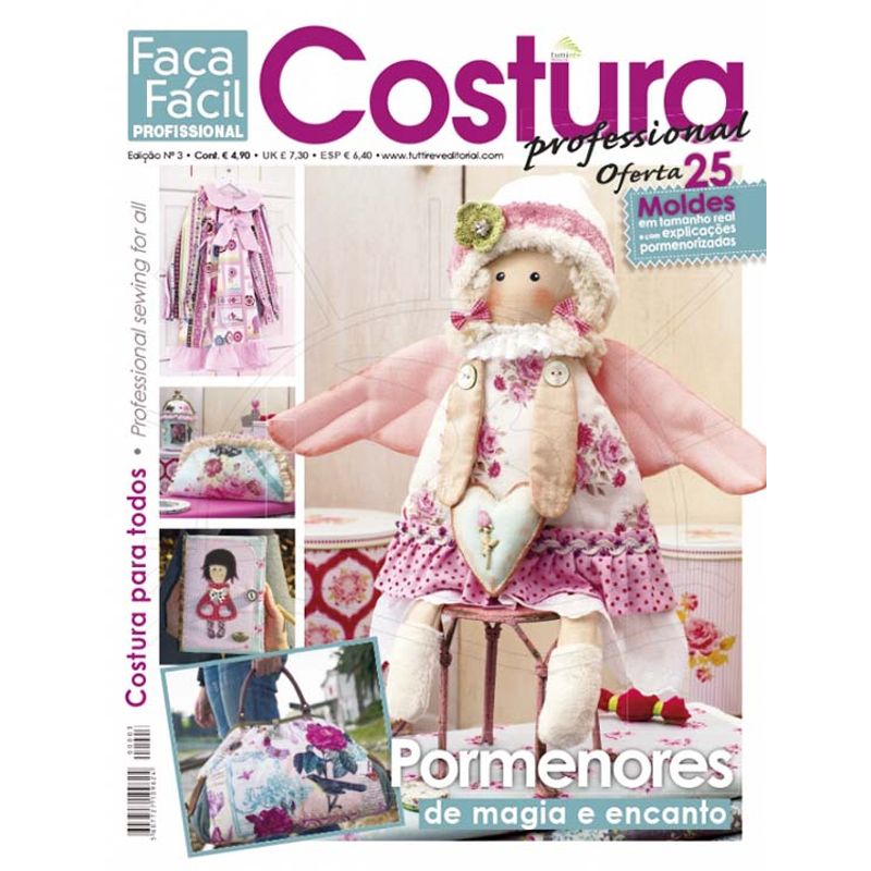 Revista Faça Fácil Costura Professional Nº03 Bazar Horizonte 5669