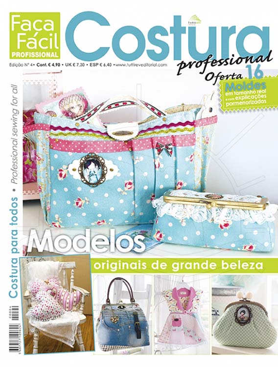 Revista Faça Fácil Costura Professional Nº04 Bazar Horizonte 1447