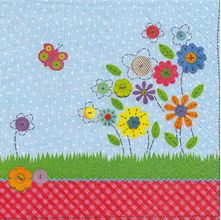 Guardanapo Toke e Crie Flores Botão - 5 unid