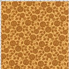 Tecido Estampado para Patchwork - Coleção Floral Paris Rosas Sombreadas Caramelo (0,50x1,40)