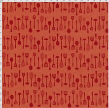 Tecido Estampado para Patchwork - Coleção Cozinha Utensílios Tomate (0,50x1,40)