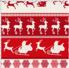 Tecido Estampado para Patchwork - Natal 338508 Barrado Natal Redwok Cor 320 (0,50x1,40)