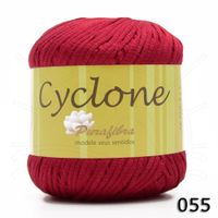 Linha Cyclone Purafibra 100g - 100% Viscose 055 - carmim