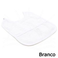 Babador Felpa Lolo para Bordado 21x23 cm - 3 unidades 8001 branco