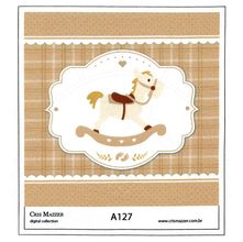 Aplique de Tecido Coleção Baby Bege - A127