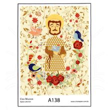 Aplique de Tecido Coleção Santos São Francisco - A138