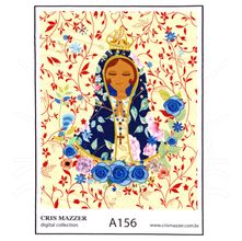 Aplique de Tecido Coleção Santos Nossa Senhora Aparecida - A156