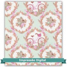 Tecido Estampado para Patchwork - Coleção Alsacia Bicicleta Cor 11 (0,50x1,40)